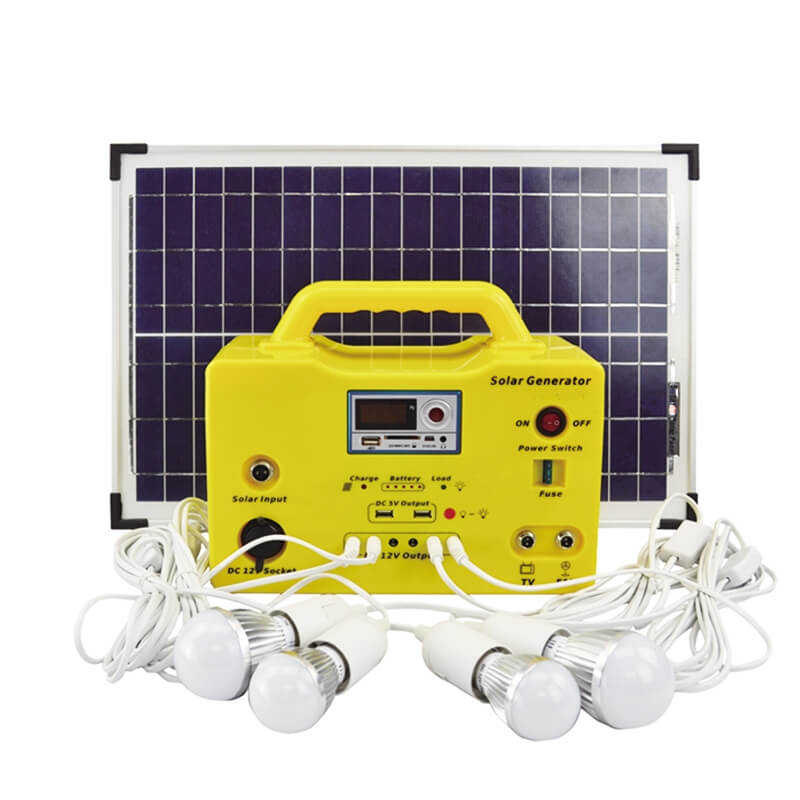 20W Solar Home Light 12V LED Lighting System