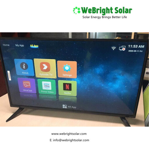 40" solar tv