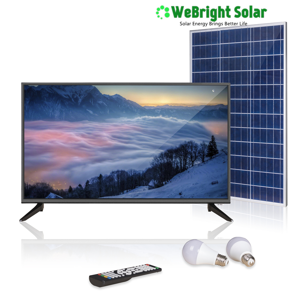 Solar TV 32" 40" Rechargeable All-in-One Kit with Li-ion