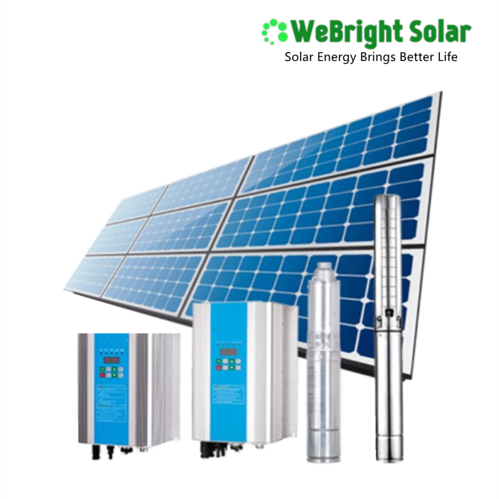 complete solar water pumping system